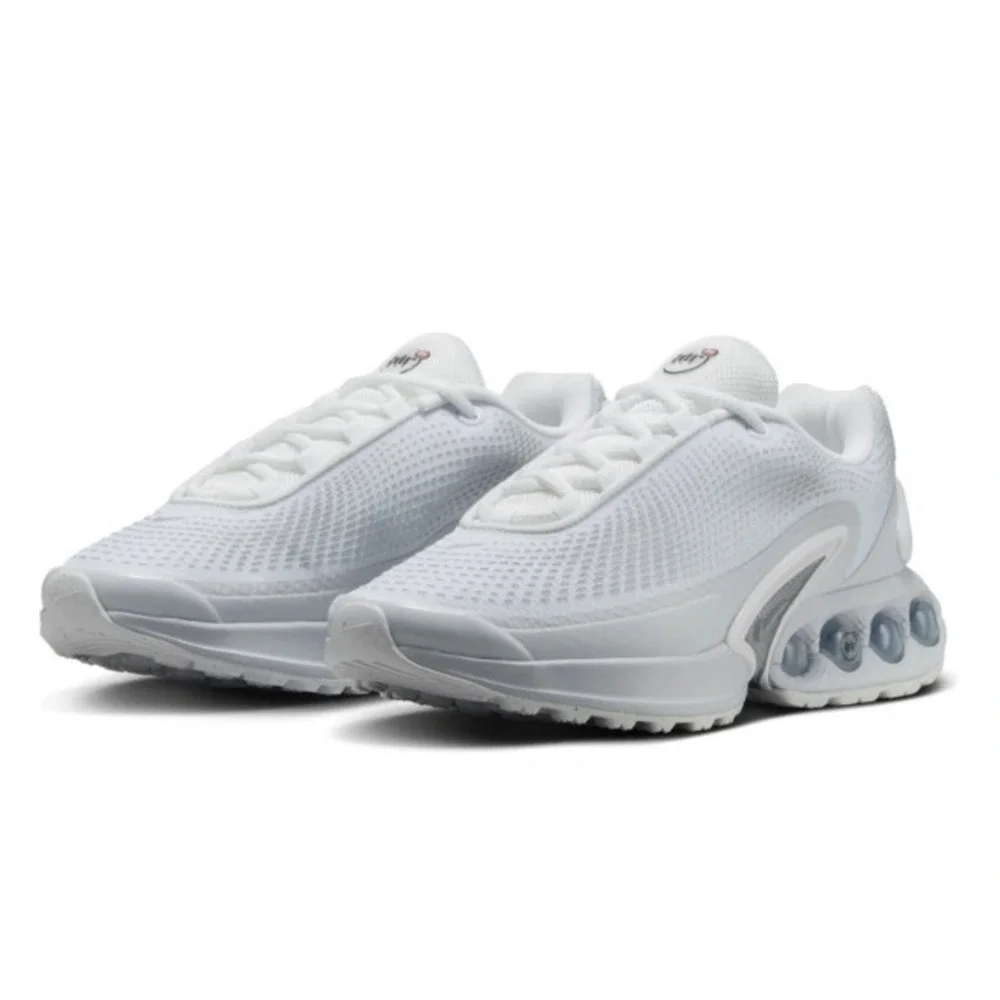 Nike Air Max Dn White Metallic Silver FJ3145-100 Womens Size 7.5 Sneakers